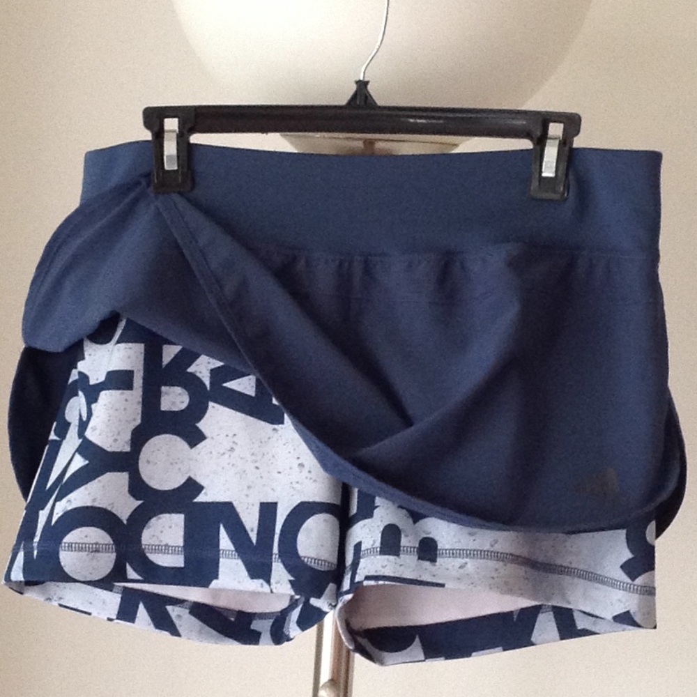 ⭕️ Adidas - Climalite 'Lettered' Shorts & Overlay